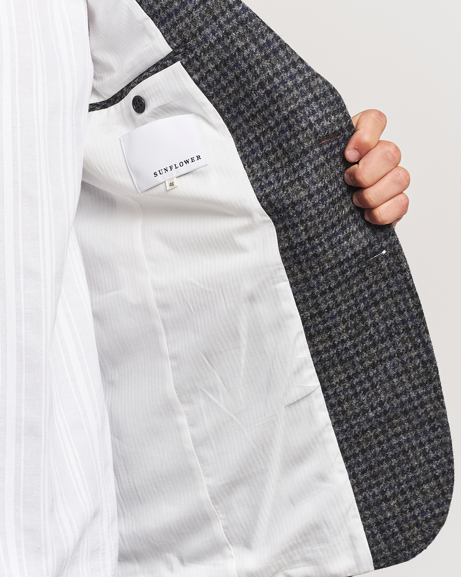 Hombres | Blazers | Sunflower | Tweed Blazer Grey Check