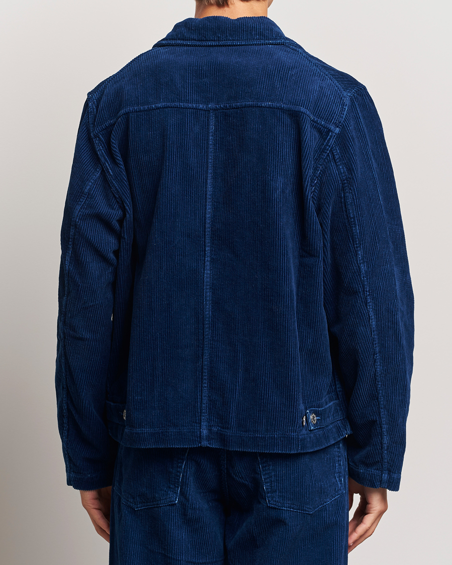 Hombres | Abrigos y chaquetas | Sunflower | Corduroy Worker Jacket Indigo
