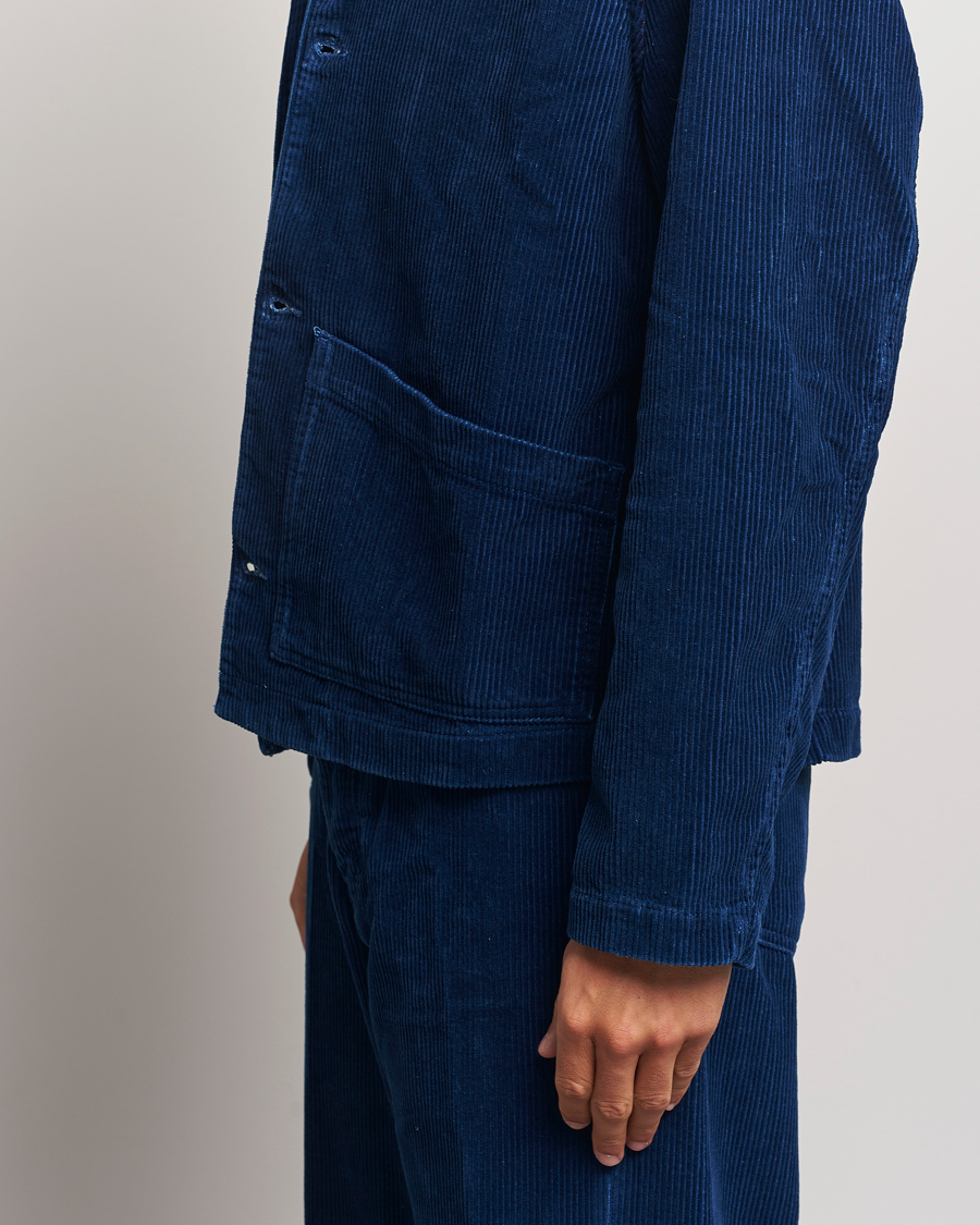 Hombres | Abrigos y chaquetas | Sunflower | Corduroy Worker Jacket Indigo