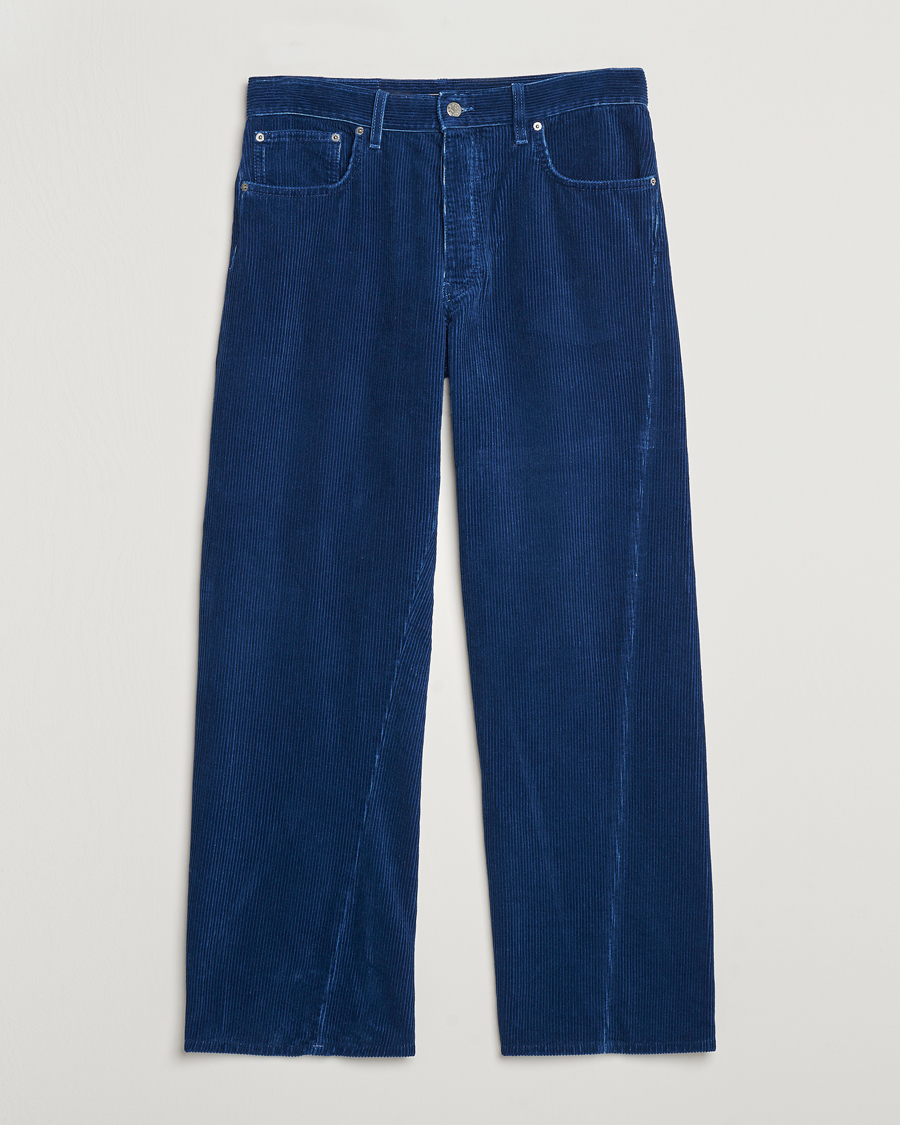 Hombres | Pantalones | Sunflower | Wide Twist Corduroy Pants Indigo