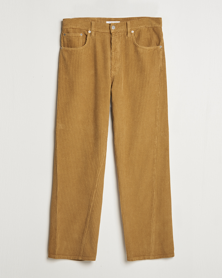 Hombres | Pantalones | Sunflower | Wide Twist Corduroy Pants Ochre