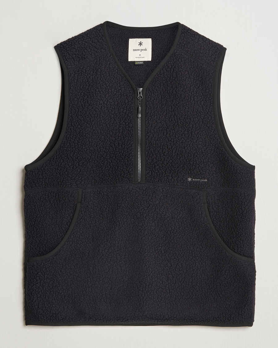 Hombres | Chalecos | Snow Peak | Thermal Boa Fleece Vest Black