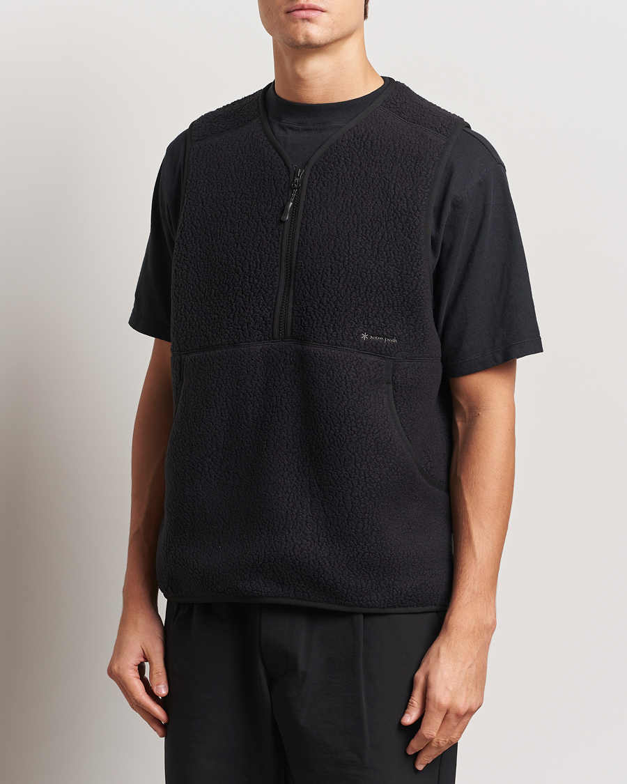 Hombres | Chalecos | Snow Peak | Thermal Boa Fleece Vest Black