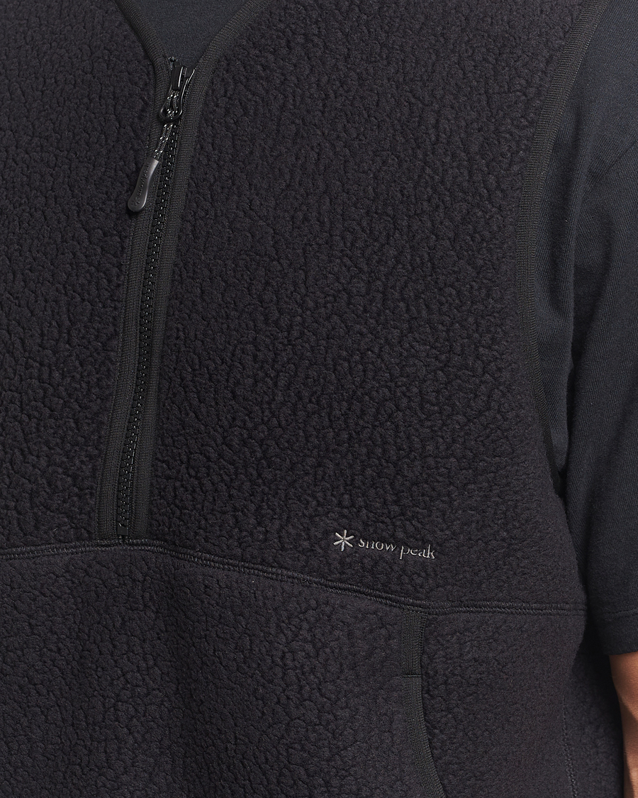 Hombres | Chalecos | Snow Peak | Thermal Boa Fleece Vest Black
