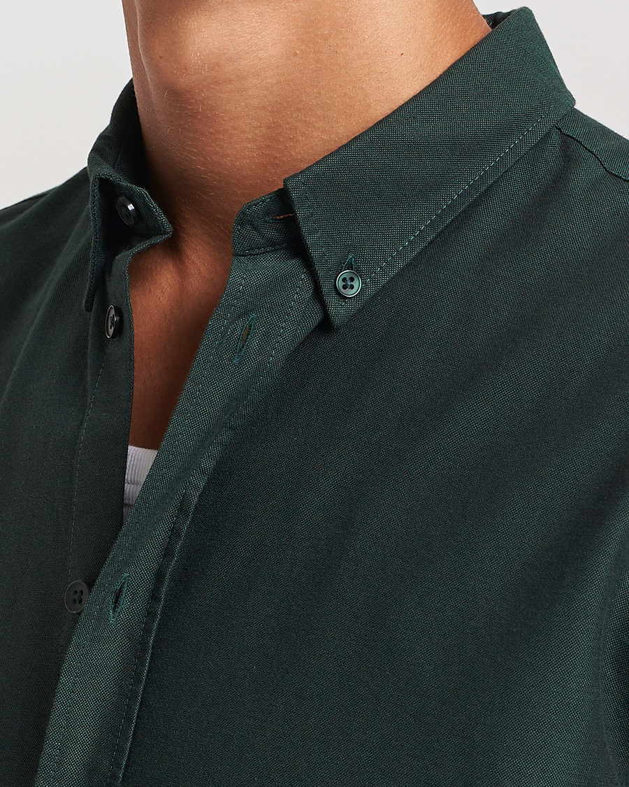Hombres | Camisas | Samsøe Samsøe | Saliam Oxford Shirt Darkest Spruce