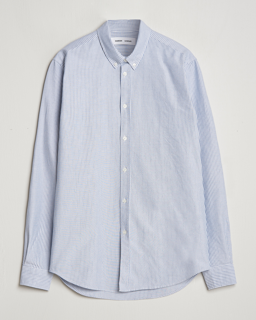 Hombres | Camisas | Samsøe Samsøe | Saliam Oxford Shirt Oxford Narrow Stripe