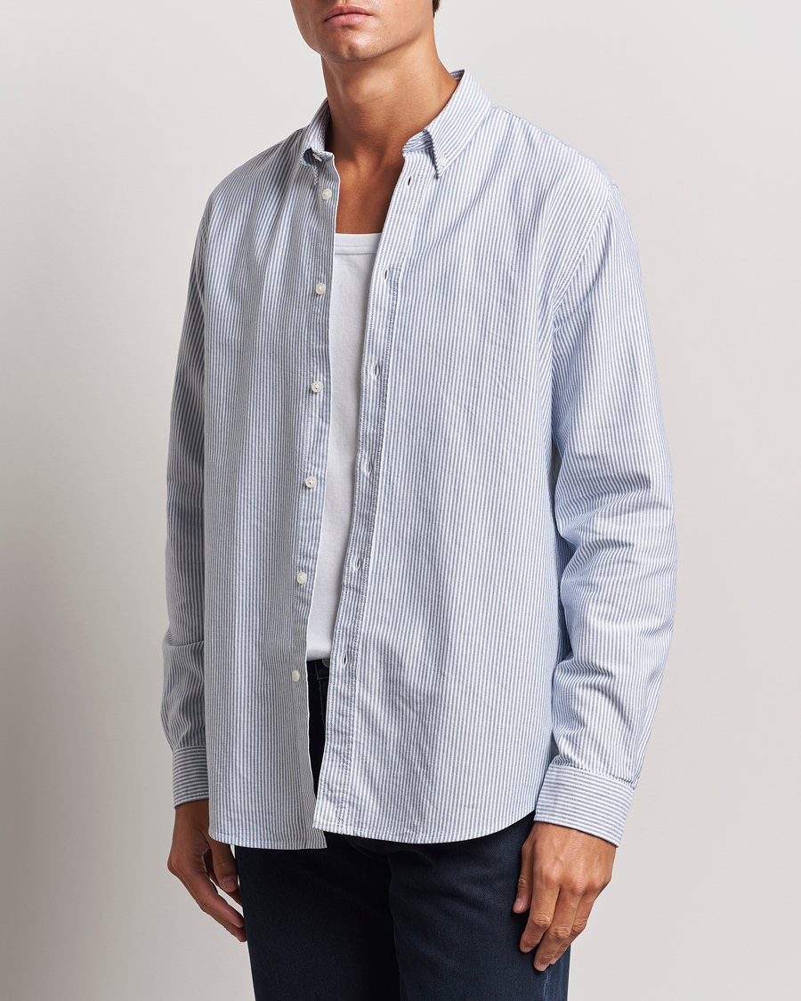 Hombres | Camisas | Samsøe Samsøe | Saliam Oxford Shirt Oxford Narrow Stripe