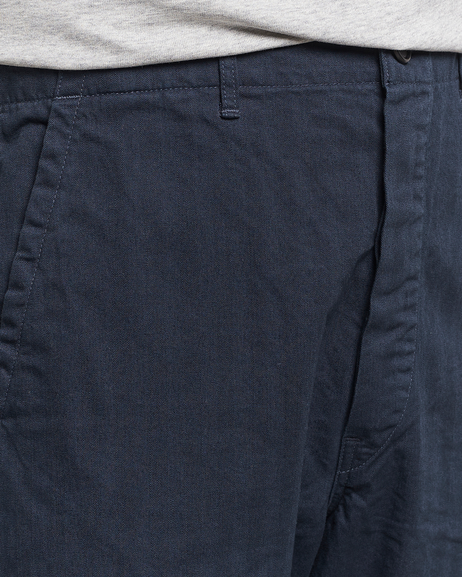 Hombres | Pantalones | orSlow | French Work Pants Navy