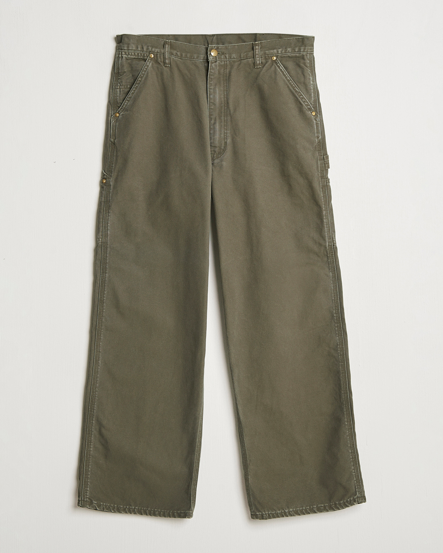 Hombres | Pantalones | orSlow | Dad Fit Painter Pants Army Green