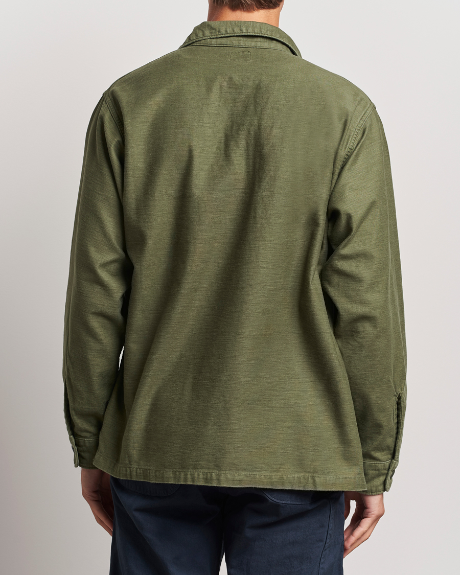 Hombres | Camisas | orSlow | 4 Pockets US Army Shirt Dark Olive