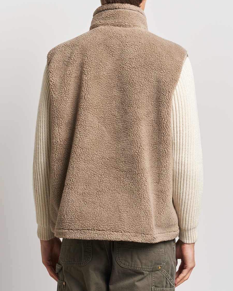 Hombres | Abrigos y chaquetas | orSlow | Boa Fleece Vest Graige