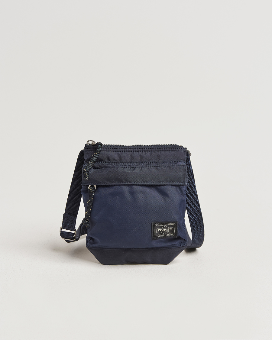 Hombres | Bolsos | Porter-Yoshida & Co. | Force Small Shoulder Pouch Navy Blue