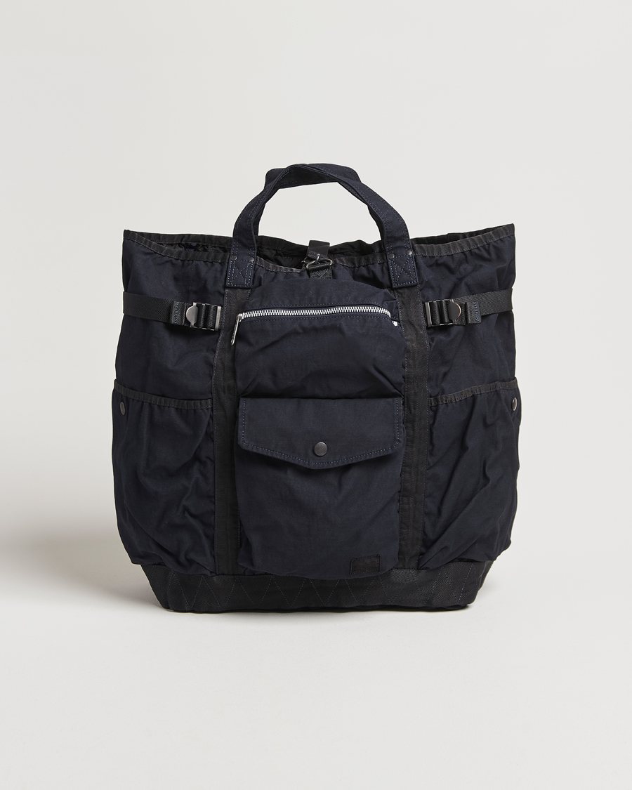 Hombres | Porter-Yoshida & Co. Crag 2Way Rucksack Navy | Porter-Yoshida & Co. | Crag 2Way Rucksack Navy