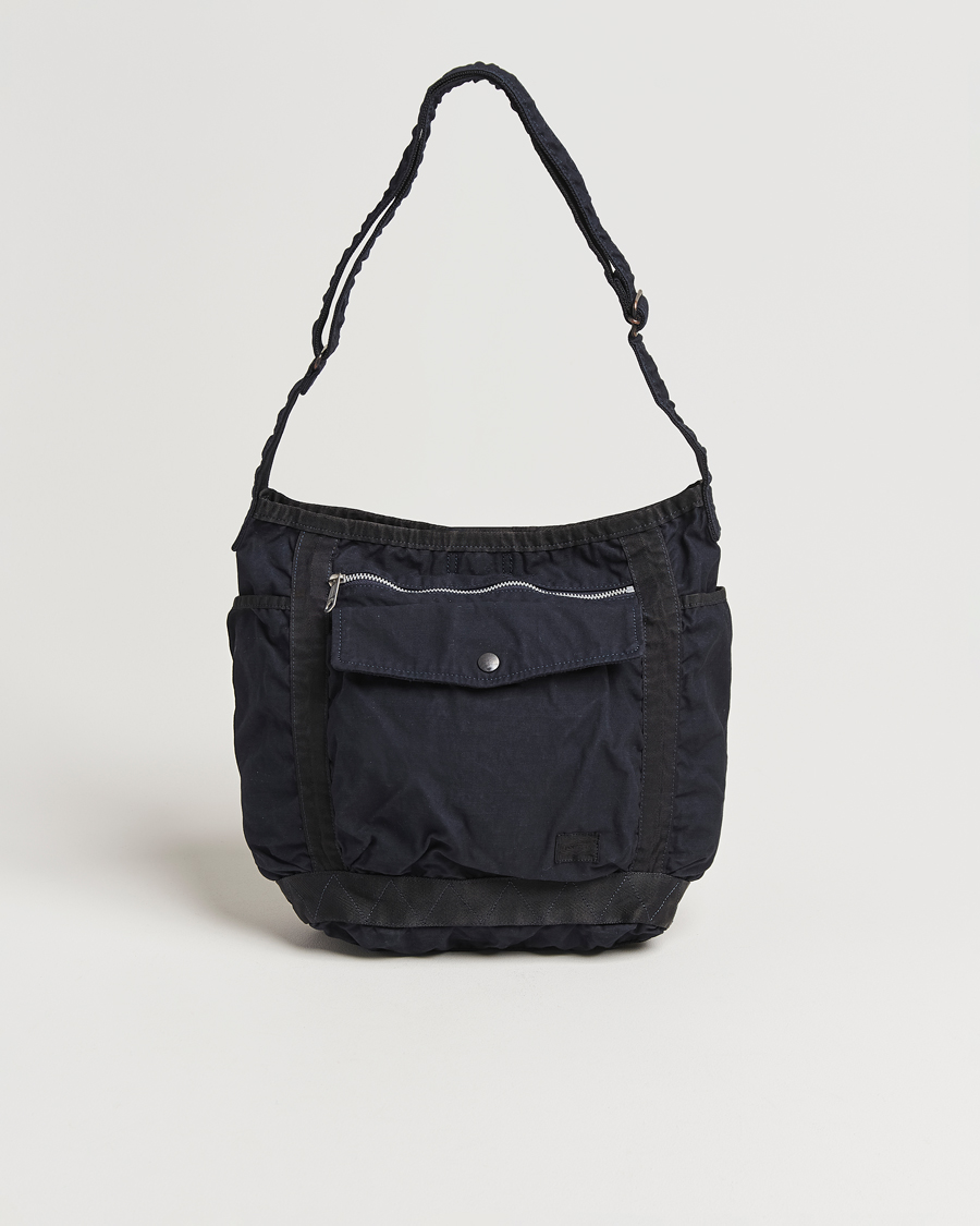 Hombres | Porter-Yoshida & Co. Crag Shoulder Bag Navy | Porter-Yoshida & Co. | Crag Shoulder Bag Navy