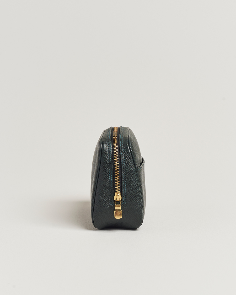 Hombres | Louis Vuitton Pre-Owned Pochette Accessoir Washbag Green | Louis Vuitton Pre-Owned | Pochette Accessoir Washbag Green