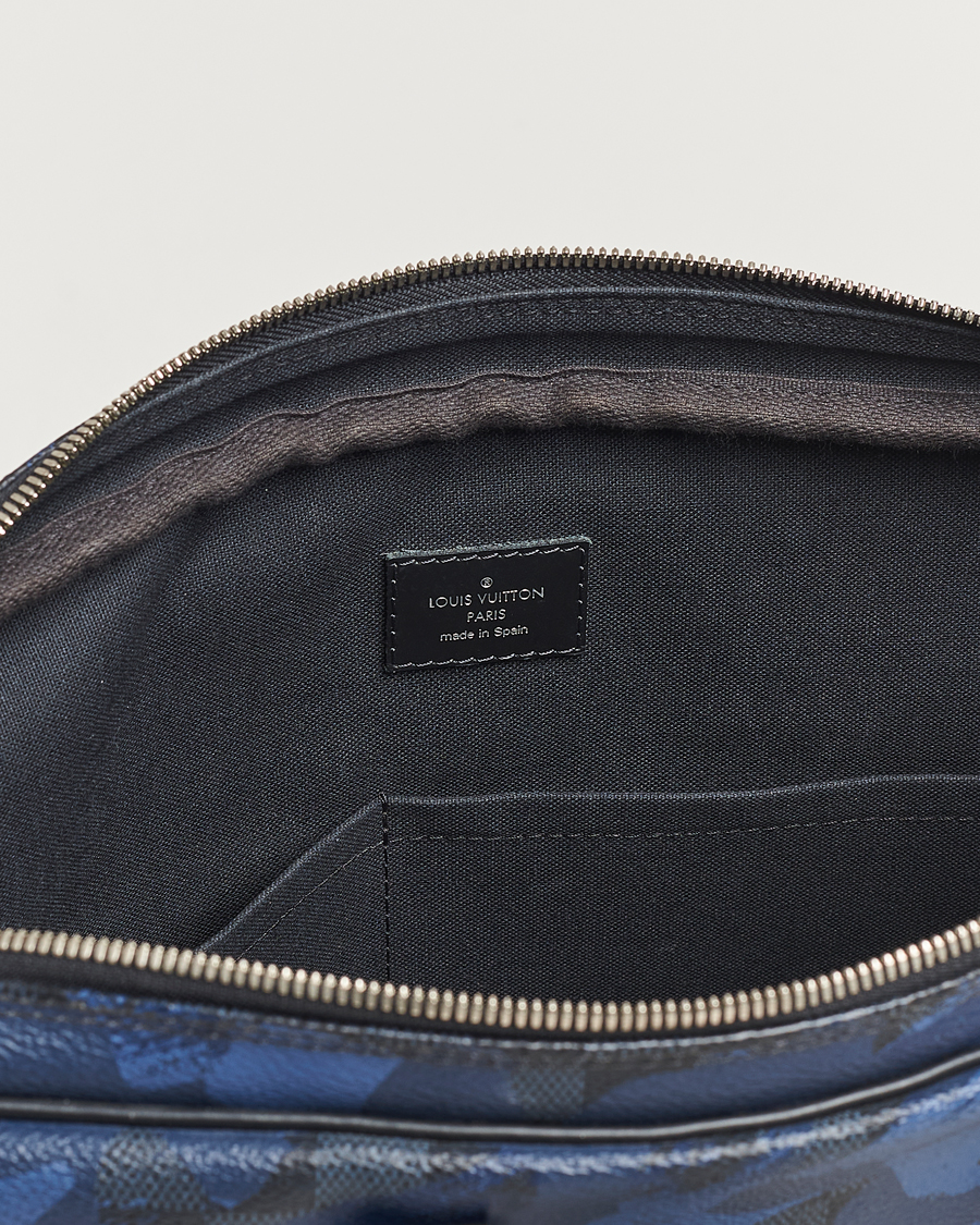 Hombres | Louis Vuitton Pre-Owned Porte-Documents Voyage Briefcase Navy Blue | Louis Vuitton Pre-Owned | Porte-Documents Voyage Briefcase Navy Blue