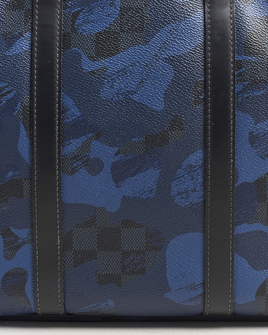 Hombres | Louis Vuitton Pre-Owned Porte-Documents Voyage Briefcase Navy Blue | Louis Vuitton Pre-Owned | Porte-Documents Voyage Briefcase Navy Blue