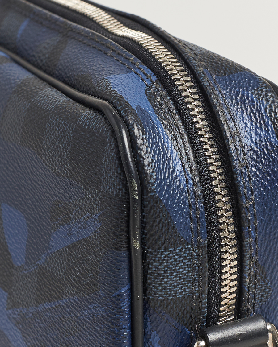 Hombres | Louis Vuitton Pre-Owned Porte-Documents Voyage Briefcase Navy Blue | Louis Vuitton Pre-Owned | Porte-Documents Voyage Briefcase Navy Blue