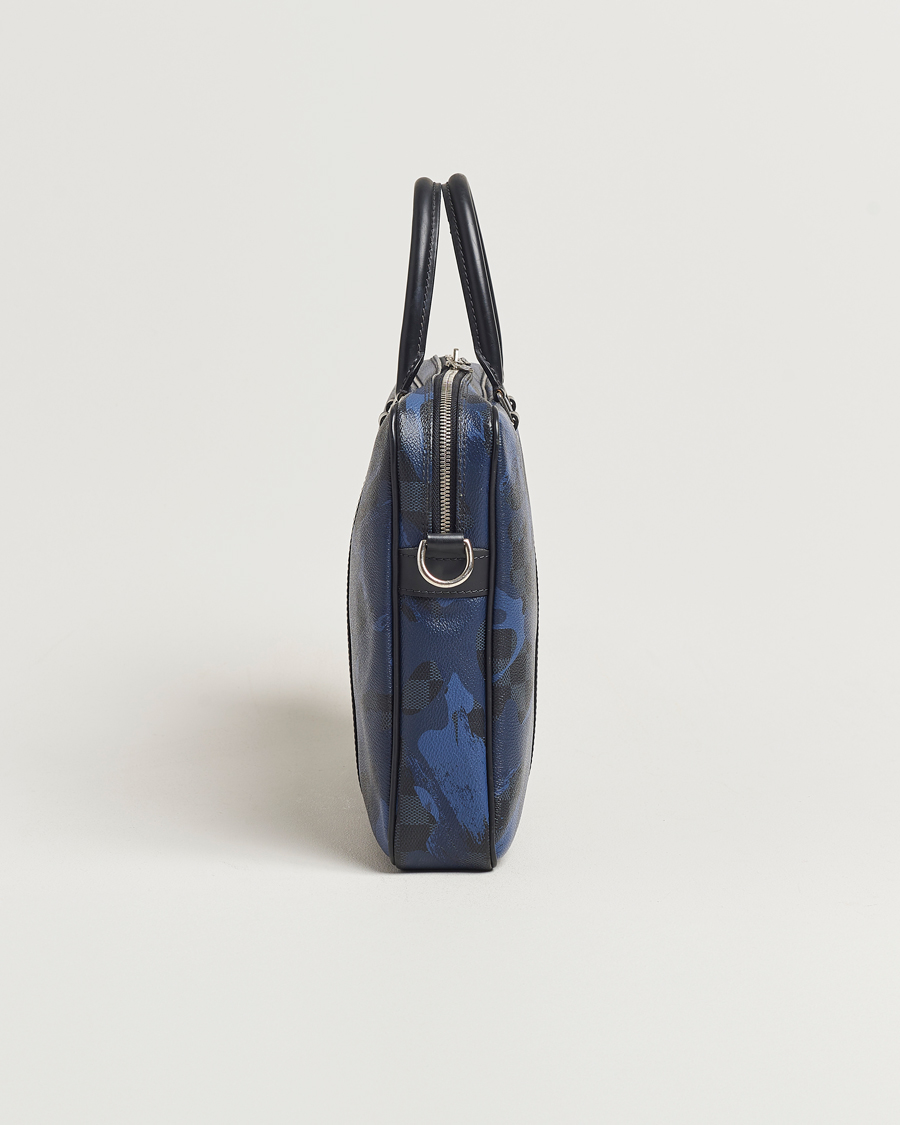 Hombres | Louis Vuitton Pre-Owned Porte-Documents Voyage Briefcase Navy Blue | Louis Vuitton Pre-Owned | Porte-Documents Voyage Briefcase Navy Blue