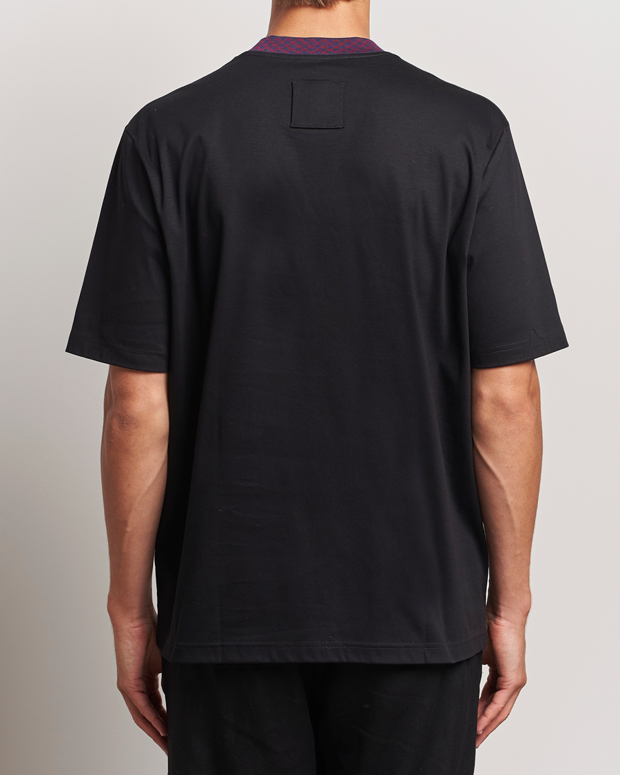 Hombres | Camisetas | Lanvin | Curb Detail Logo T-Shirt Black