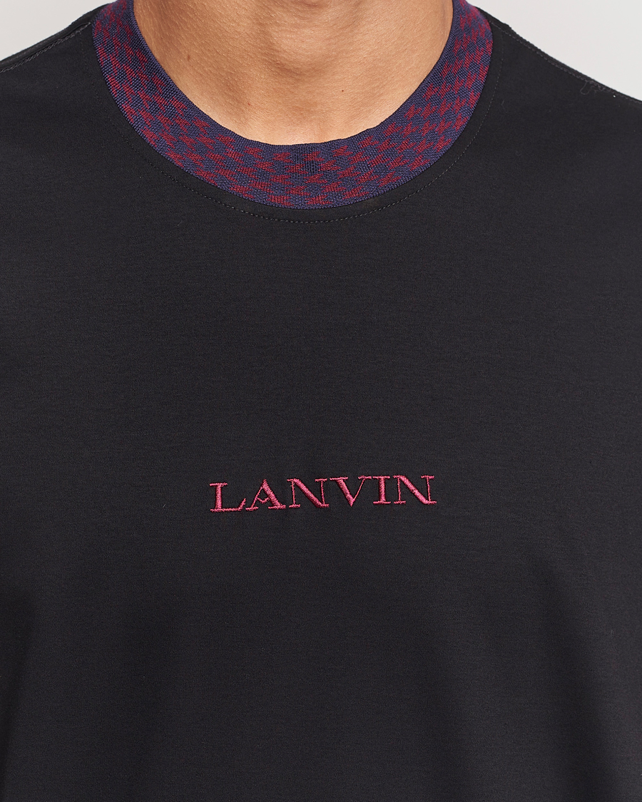 Hombres | Camisetas | Lanvin | Curb Detail Logo T-Shirt Black