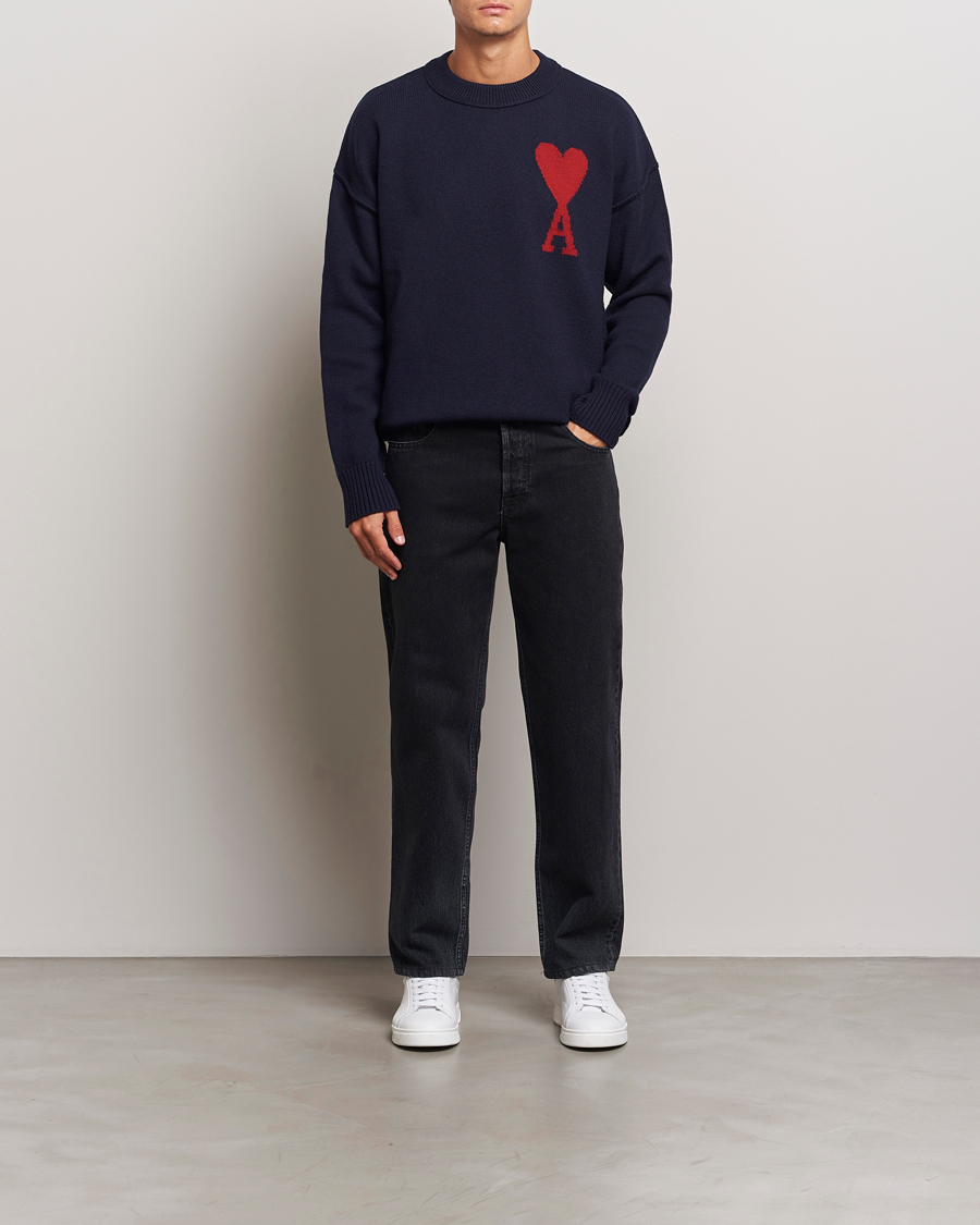 Hombres | Vaqueros | Lanvin | Leather Pocket Denim Pants Black