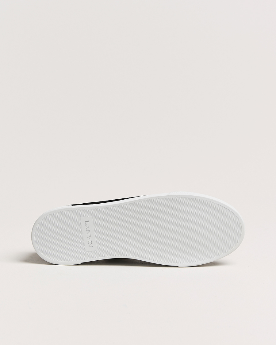 Hombres | Lanvin Womens Patent Cap Toe Sneaker Black | Lanvin | Womens Patent Cap Toe Sneaker Black