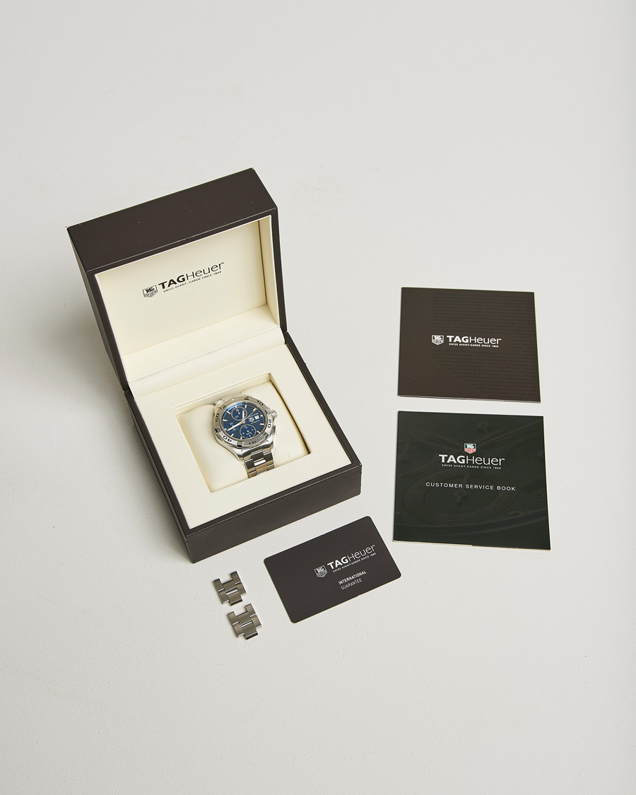 Hombres | Tag Heuer Pre-Owned Aquaracer 300M Chrono Silver | Tag Heuer Pre-Owned | Aquaracer 300M Chrono Silver