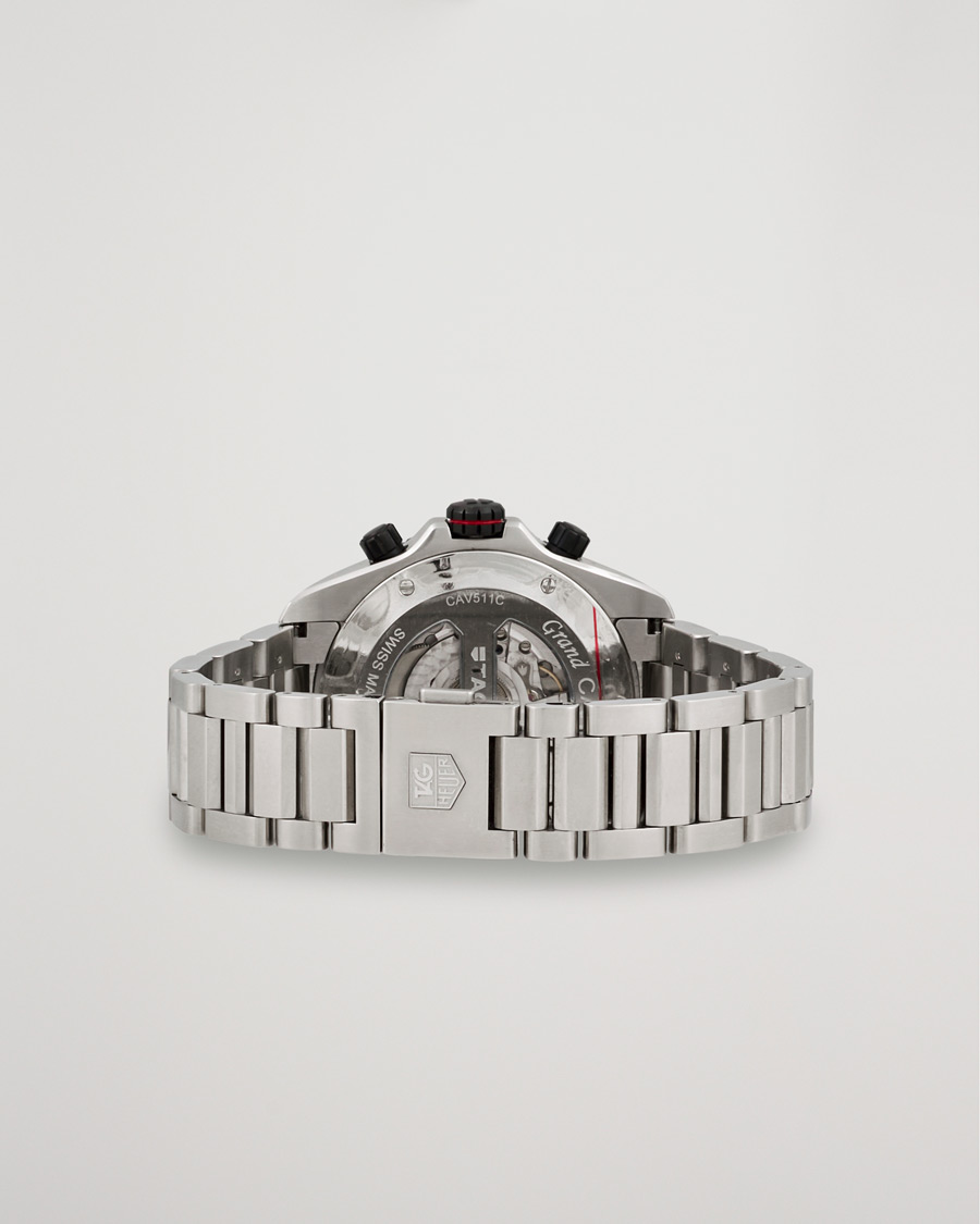 Hombres | Tag Heuer Pre-Owned Grand Carrera Calibre 17 Ref. CAV511C Silver | Tag Heuer Pre-Owned | Grand Carrera Calibre 17 Ref. CAV511C Silver
