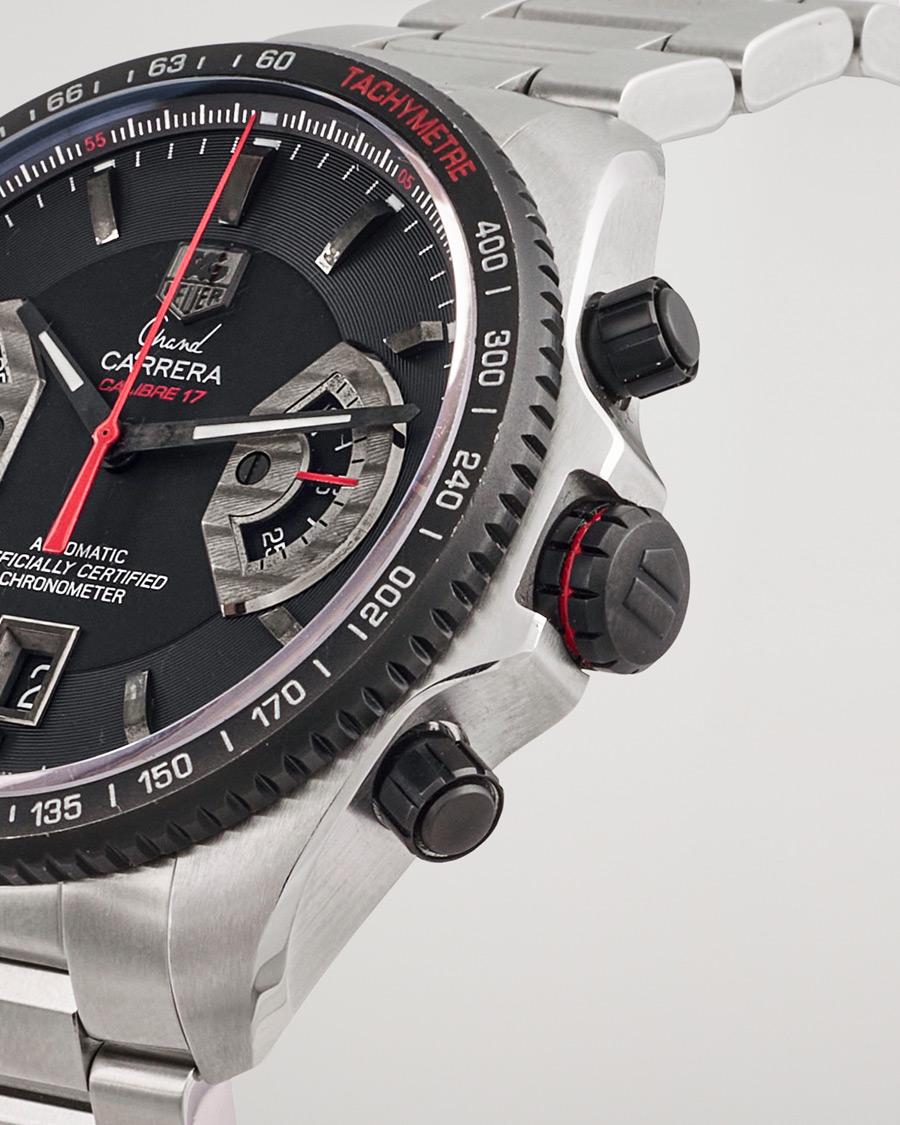 Hombres | Tag Heuer Pre-Owned Grand Carrera Calibre 17 Ref. CAV511C Silver | Tag Heuer Pre-Owned | Grand Carrera Calibre 17 Ref. CAV511C Silver