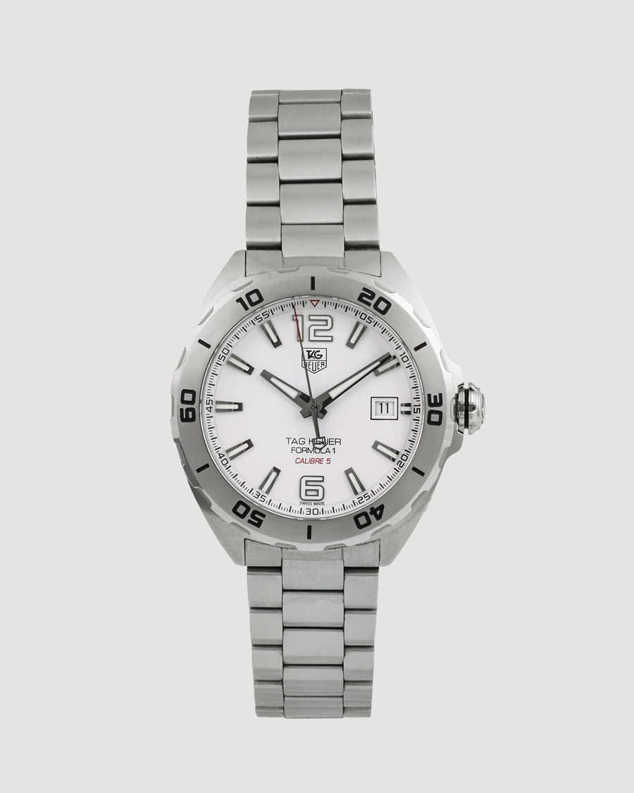 Hombres | Tag Heuer Pre-Owned Formula 1 Calibre 5 WAZ2114 Silver | Tag Heuer Pre-Owned | Formula 1 Calibre 5 WAZ2114 Silver
