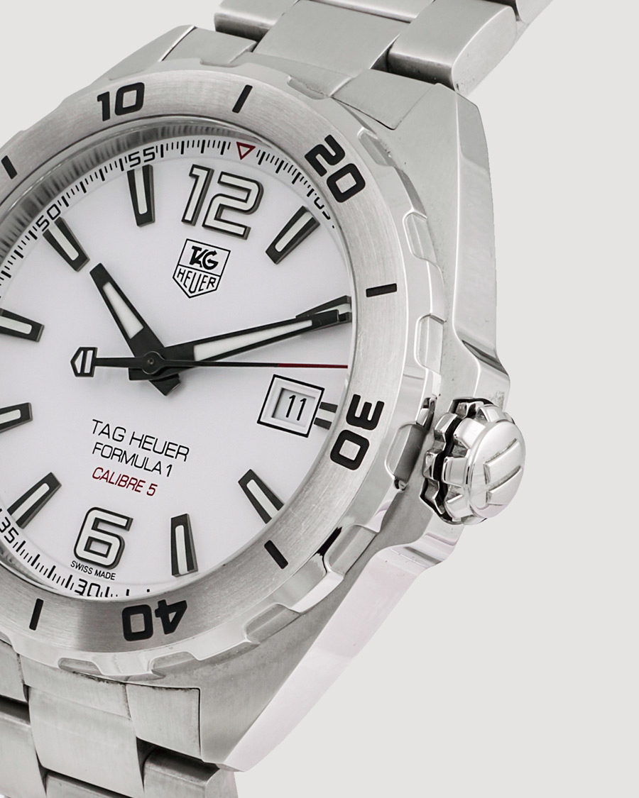 Hombres | Tag Heuer Pre-Owned Formula 1 Calibre 5 WAZ2114 Silver | Tag Heuer Pre-Owned | Formula 1 Calibre 5 WAZ2114 Silver