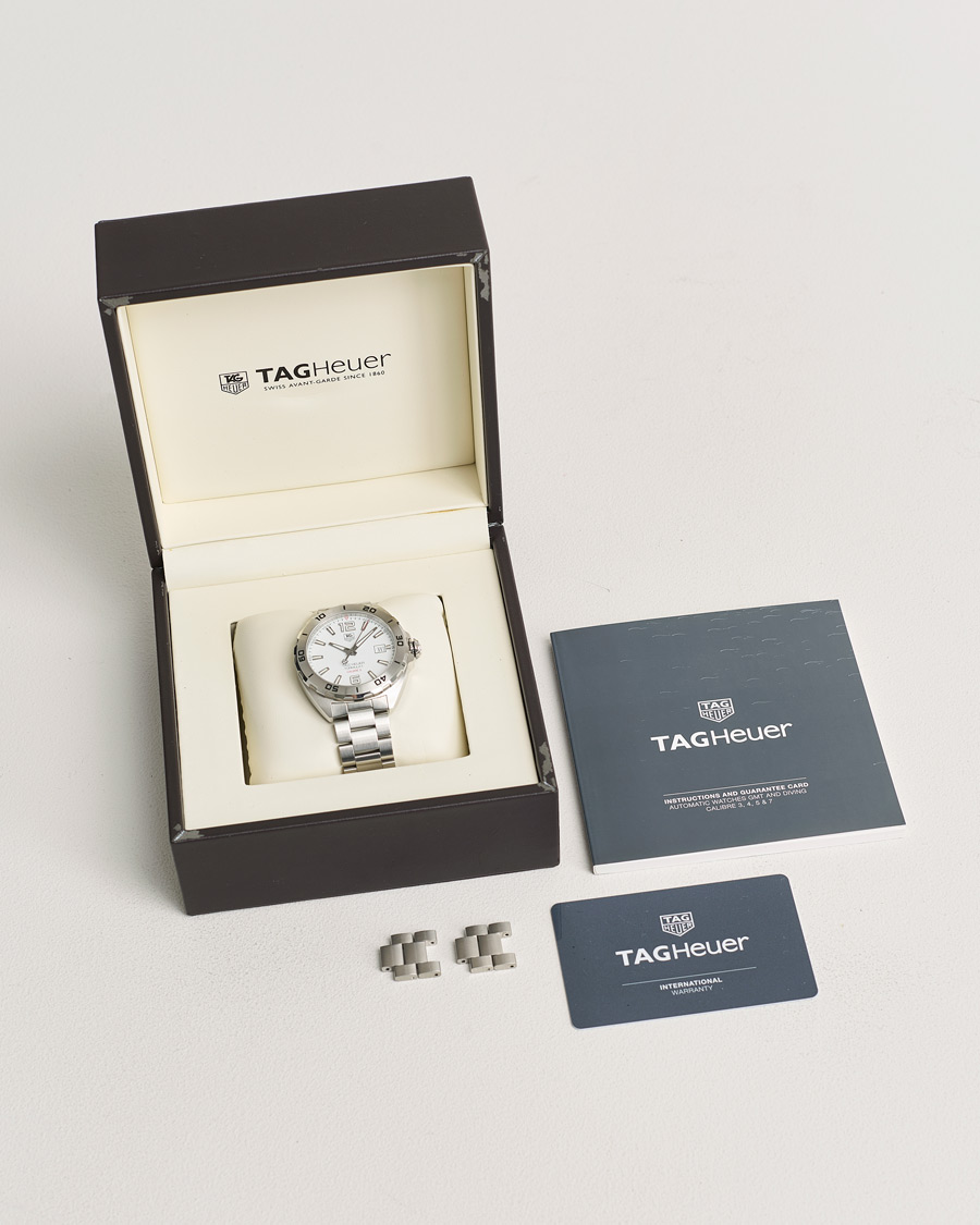 Hombres | Tag Heuer Pre-Owned Formula 1 Calibre 5 WAZ2114 Silver | Tag Heuer Pre-Owned | Formula 1 Calibre 5 WAZ2114 Silver