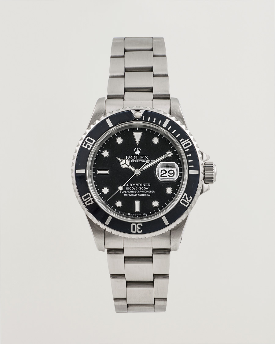 Hombres | Rolex Pre-Owned Submariner 16610 Silver | Rolex Pre-Owned | Submariner 16610 Silver