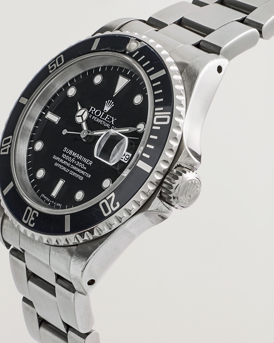 Hombres | Rolex Pre-Owned Submariner 16610 Silver | Rolex Pre-Owned | Submariner 16610 Silver