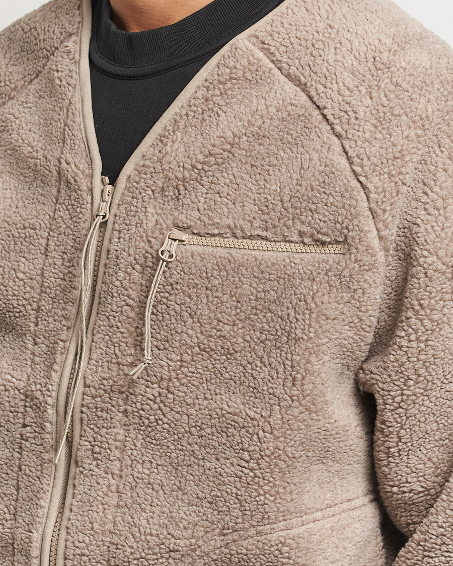 Hombres | Jerséis y prendas de punto | Peak Performance | Heavy Pile Oversized Cardigan Avid Beige