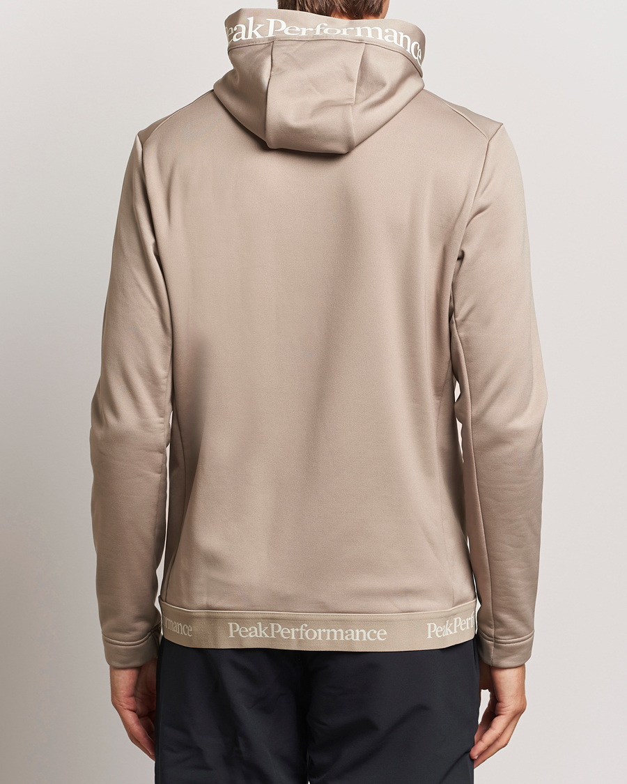 Hombres | Jerséis y prendas de punto | Peak Performance | Rider Tech Zip Hood Avid Beige