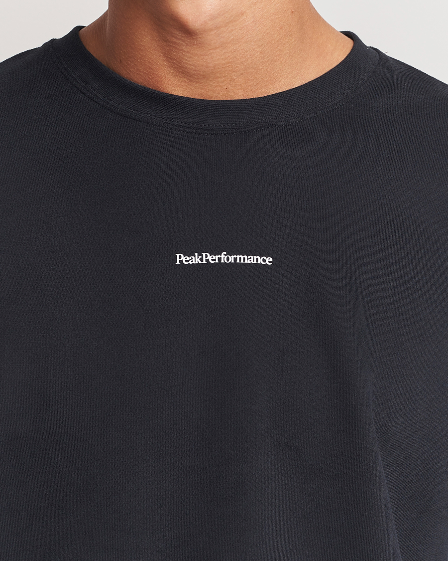 Hombres | Jerséis y prendas de punto | Peak Performance | Original Terry Crew Sweatshirt Black