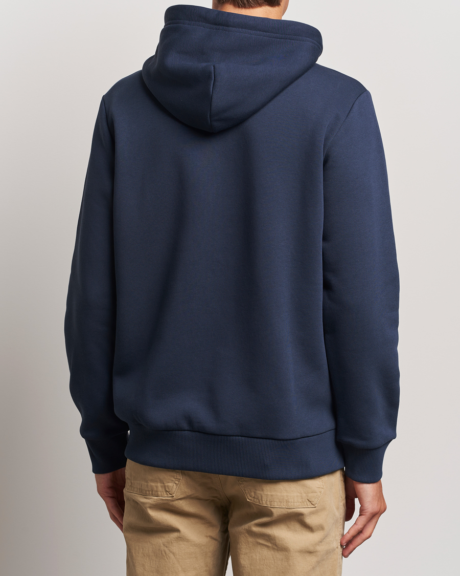 Hombres | Jerséis y prendas de punto | Peak Performance | Original Full Zip Hoodie Blue Shadow