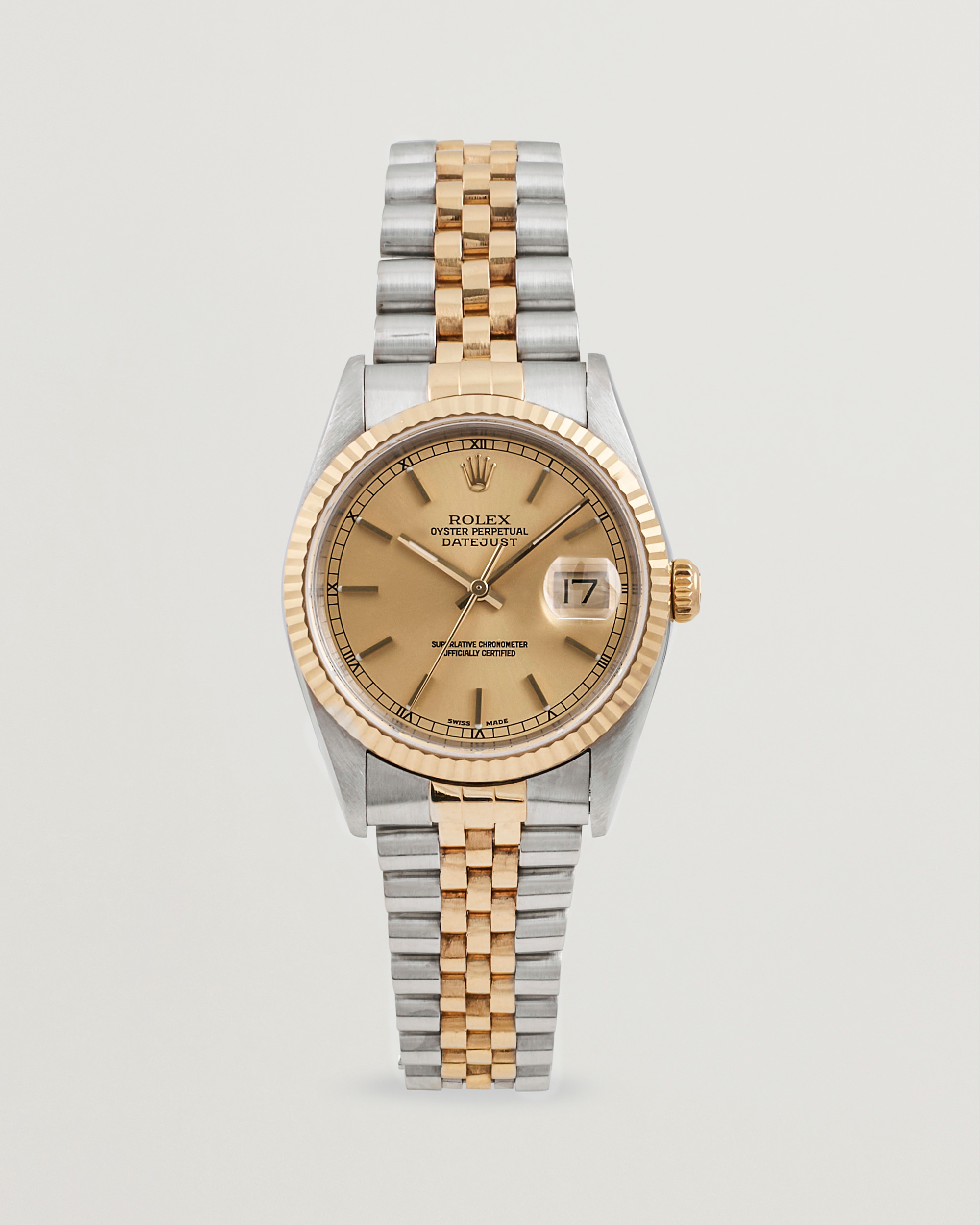 Hombres | Rolex Pre-Owned Datejust 16233 G/S Silver | Rolex Pre-Owned | Datejust 16233 G/S Silver