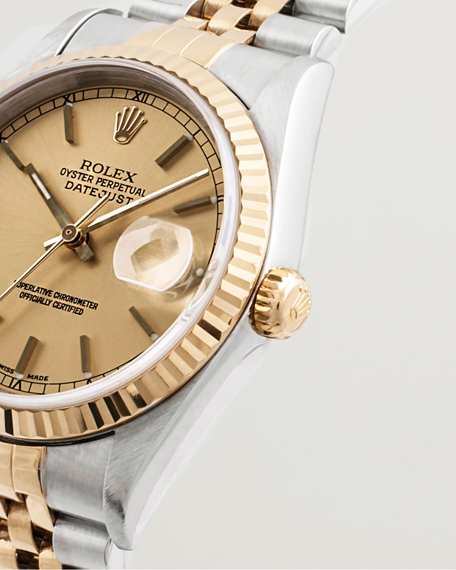 Hombres | Rolex Pre-Owned Datejust 16233 G/S Silver | Rolex Pre-Owned | Datejust 16233 G/S Silver