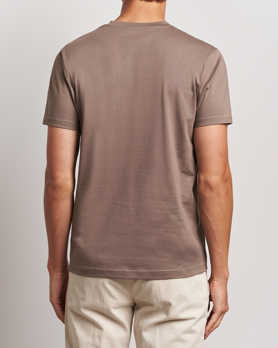 Hombres | Camisetas | Sunspel | Riviera Midweight T-Shirt Cedar