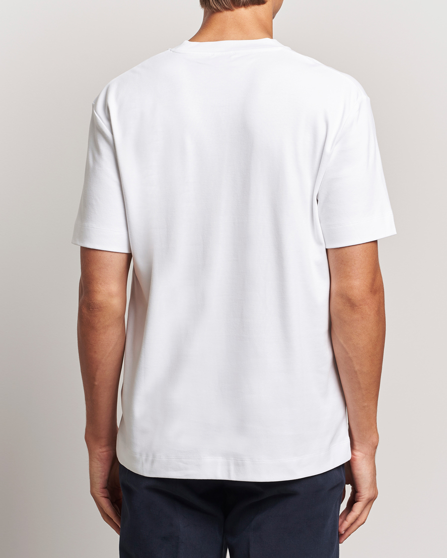 Hombres | Camisetas | Sunspel | Heavy Weight Supima Cotton T-Shirt White