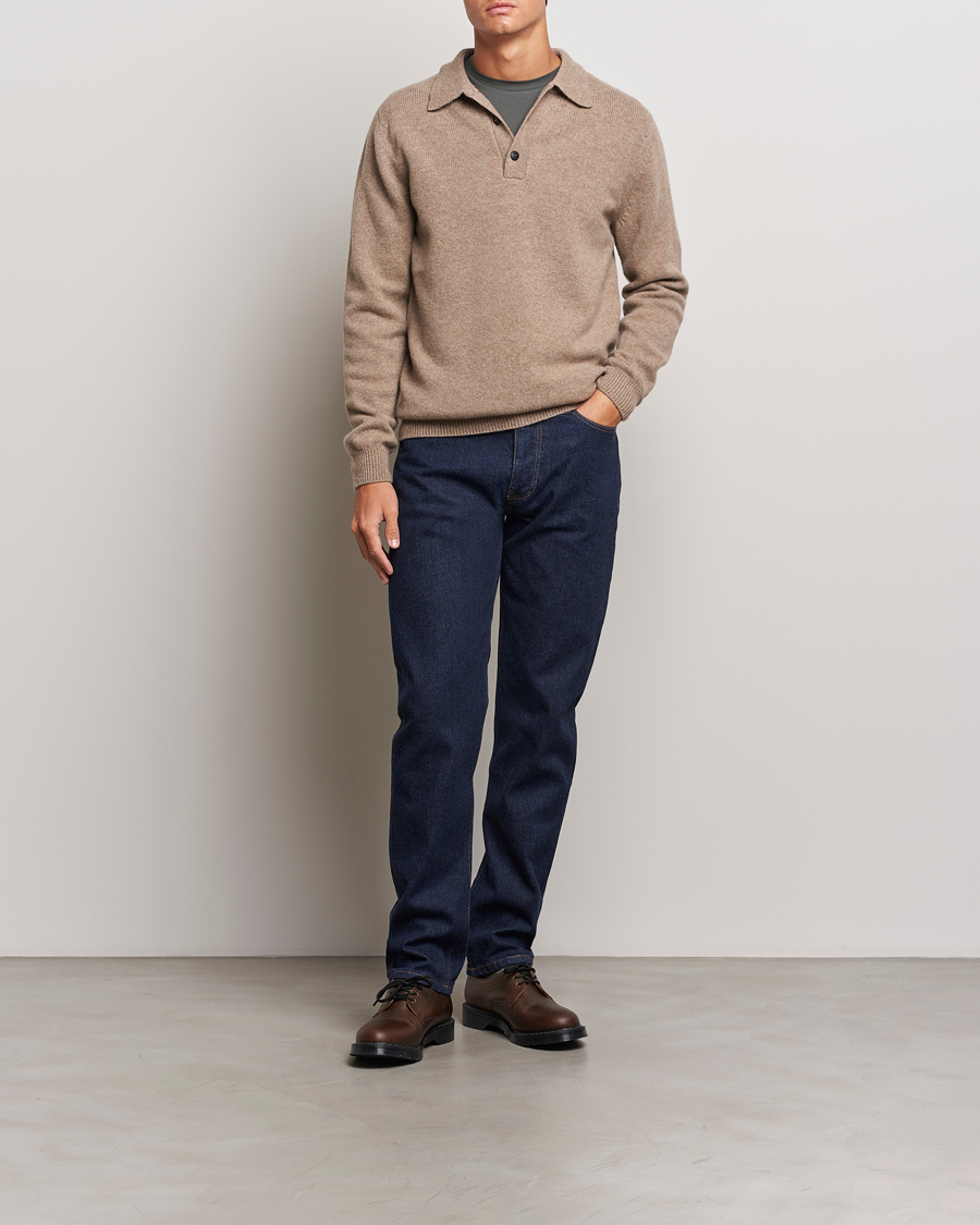 Hombres | Vaqueros | Sunspel | Regular Fit Jeans Rinse Wash