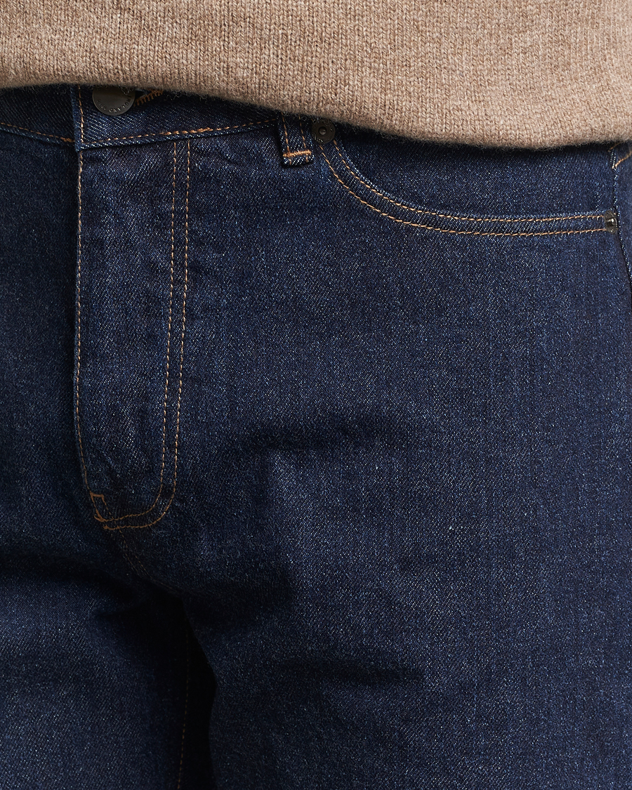 Hombres | Vaqueros | Sunspel | Regular Fit Jeans Rinse Wash