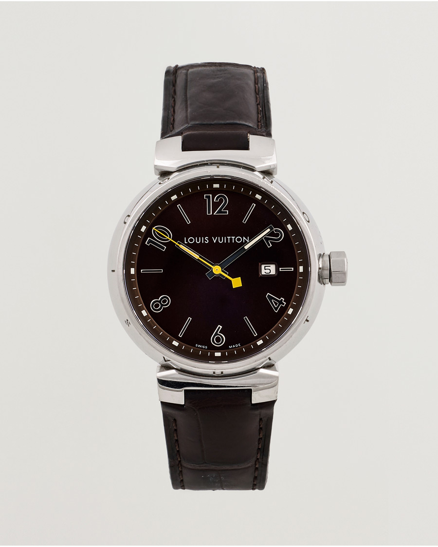 Hombres | Louis Vuitton Pre-Owned Tambour Q1111 Silver | Louis Vuitton Pre-Owned | Tambour Q1111 Silver