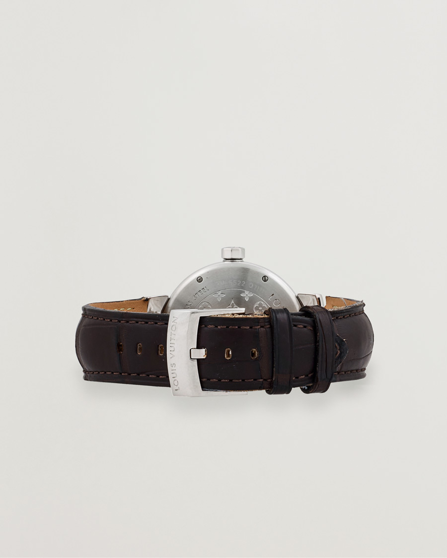 Hombres | Louis Vuitton Pre-Owned Tambour Q1111 Silver | Louis Vuitton Pre-Owned | Tambour Q1111 Silver