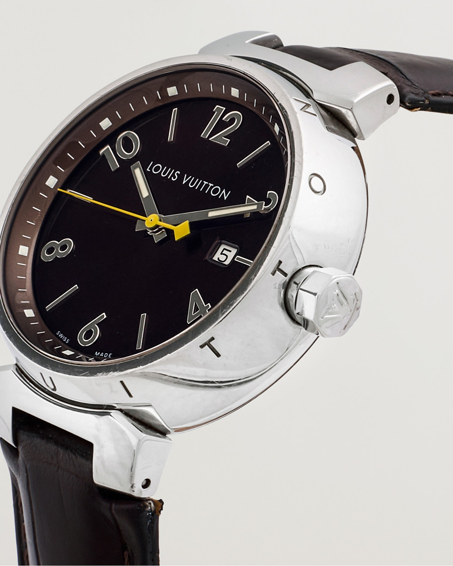 Hombres | Louis Vuitton Pre-Owned Tambour Q1111 Silver | Louis Vuitton Pre-Owned | Tambour Q1111 Silver