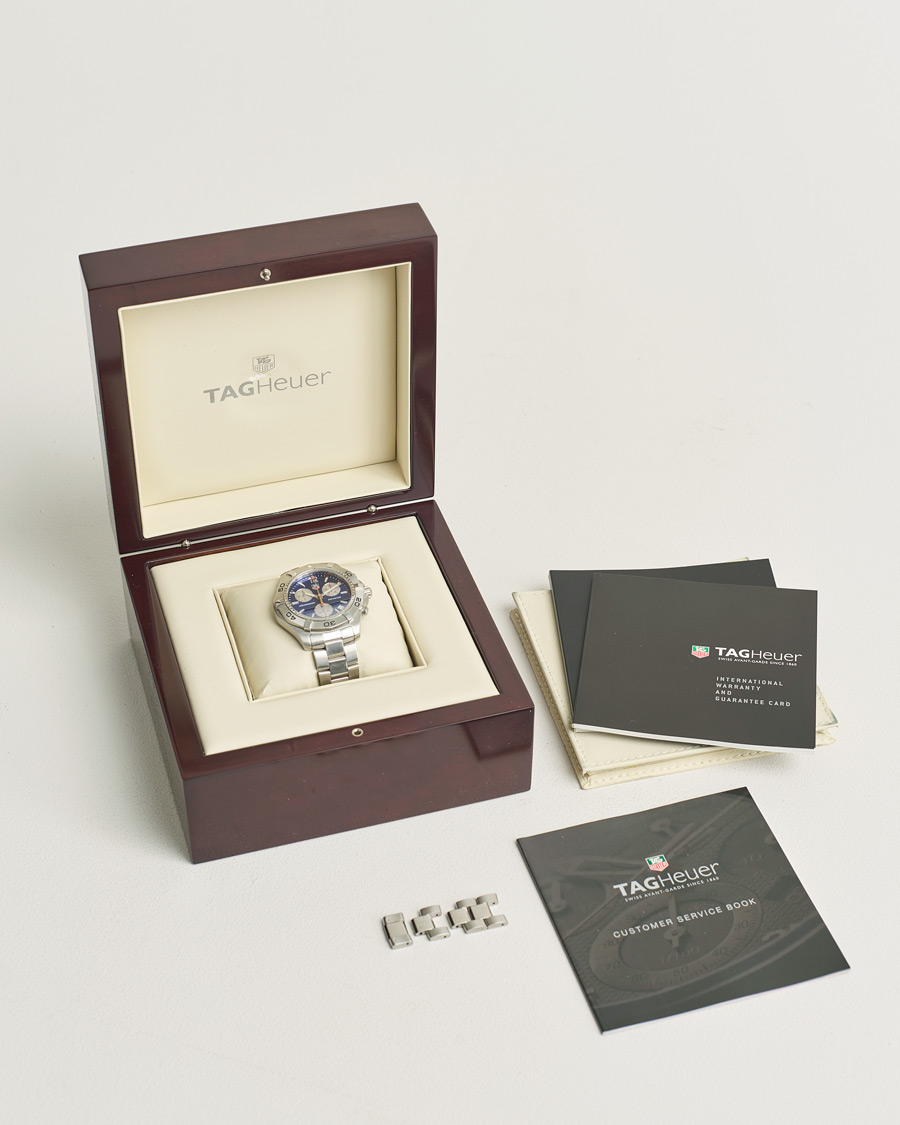 Hombres | Tag Heuer Pre-Owned Aquaracer CAF1112 Silver | Tag Heuer Pre-Owned | Aquaracer CAF1112 Silver