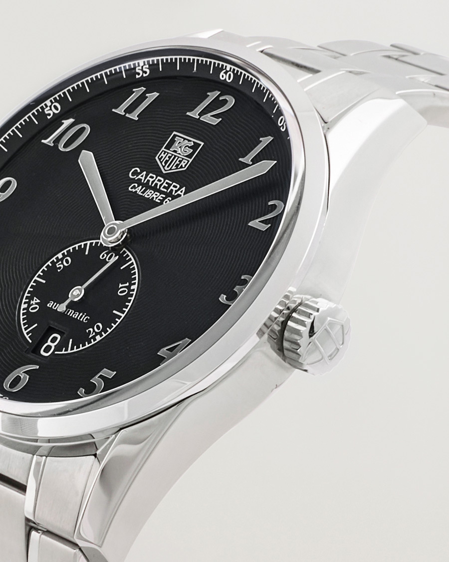 Hombres | Tag Heuer Pre-Owned Carrera Calibre 6 WAS2110 Silver | Tag Heuer Pre-Owned | Carrera Calibre 6 WAS2110 Silver
